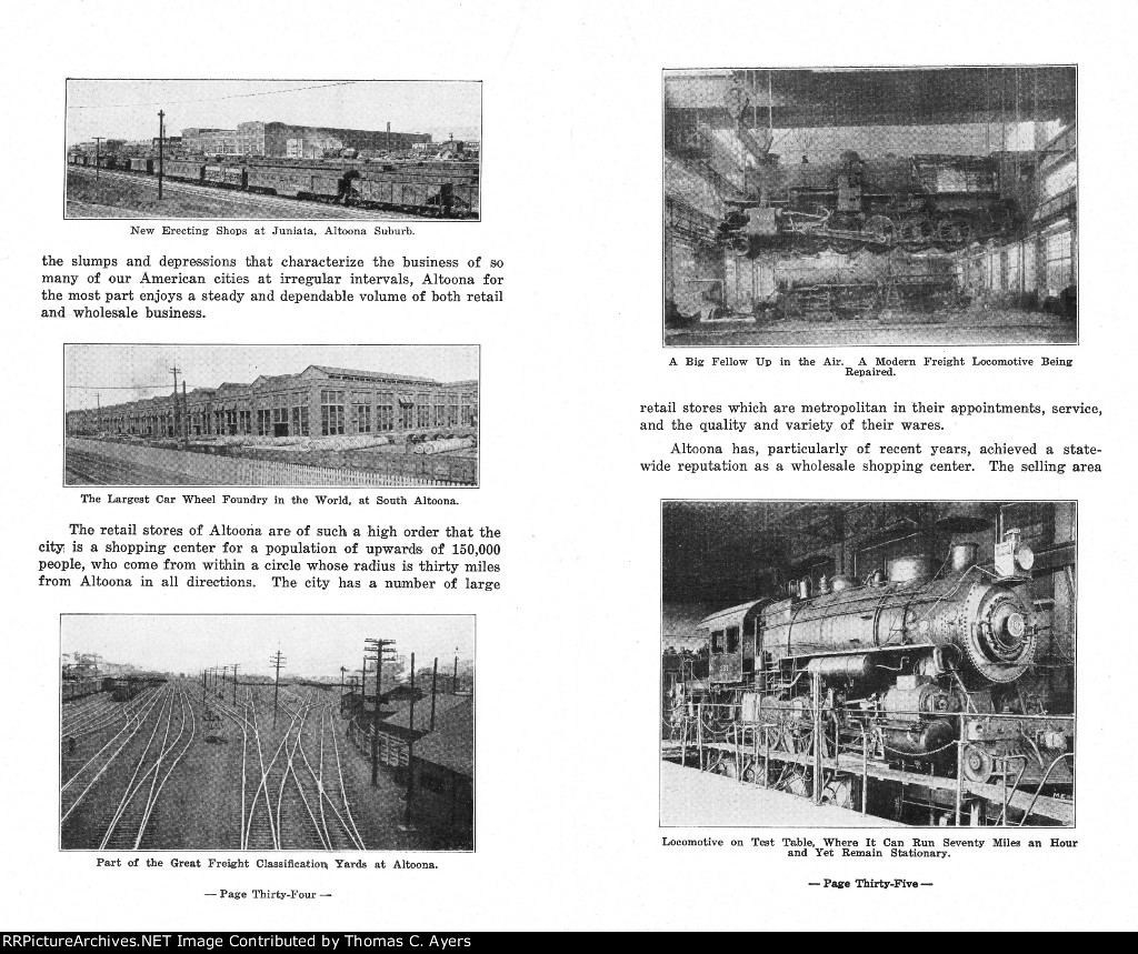 "Altoona" Booklet, Pages 34-35, 1924